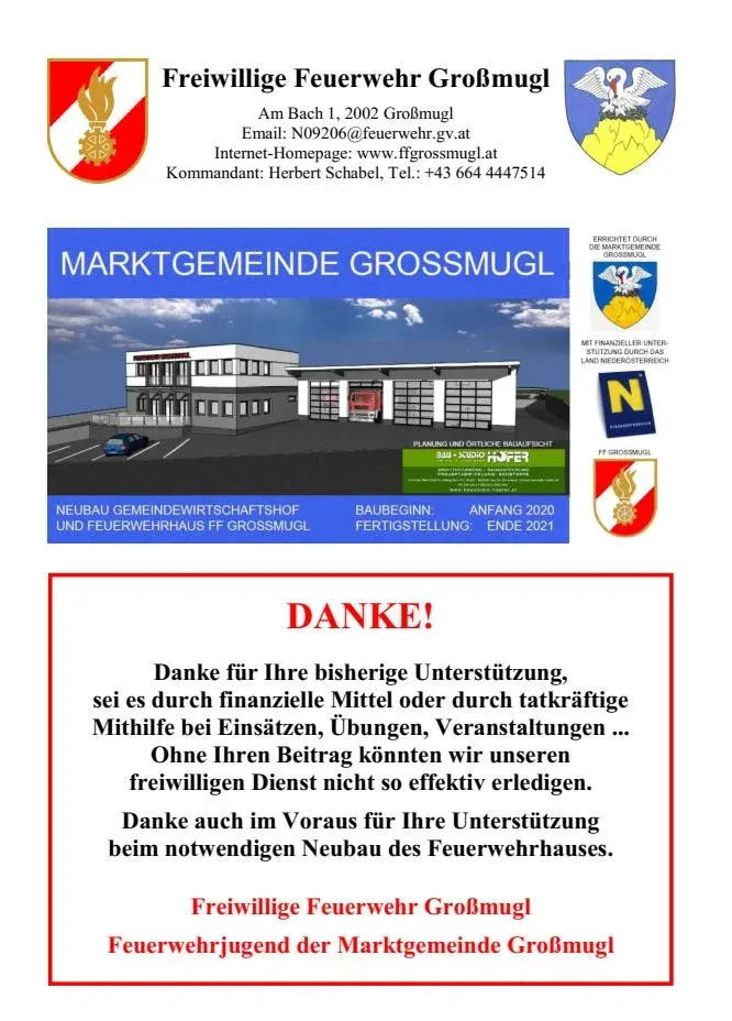 Foto der Freiwilligen Feuerwehr Großmugl