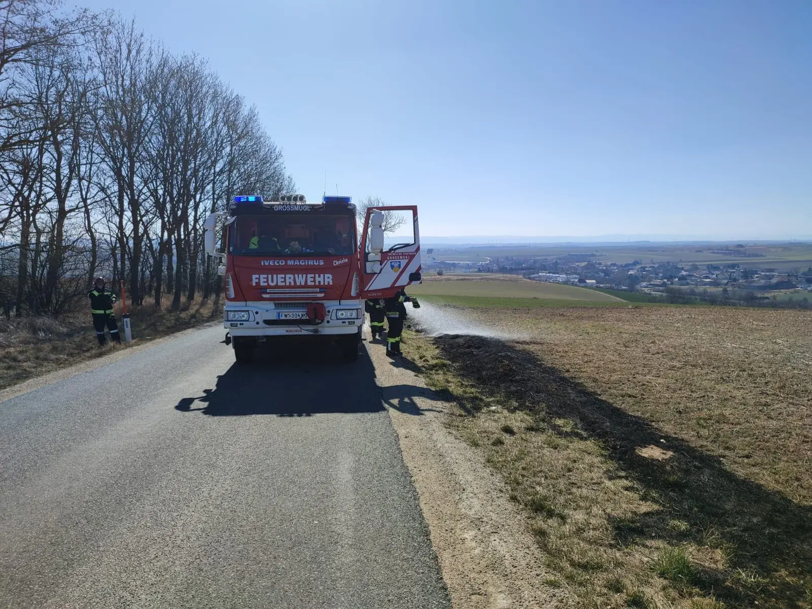 Flurbrand auf der L25