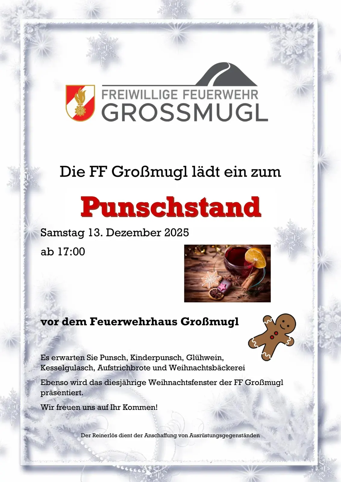 Punschstand der FF Großmugl