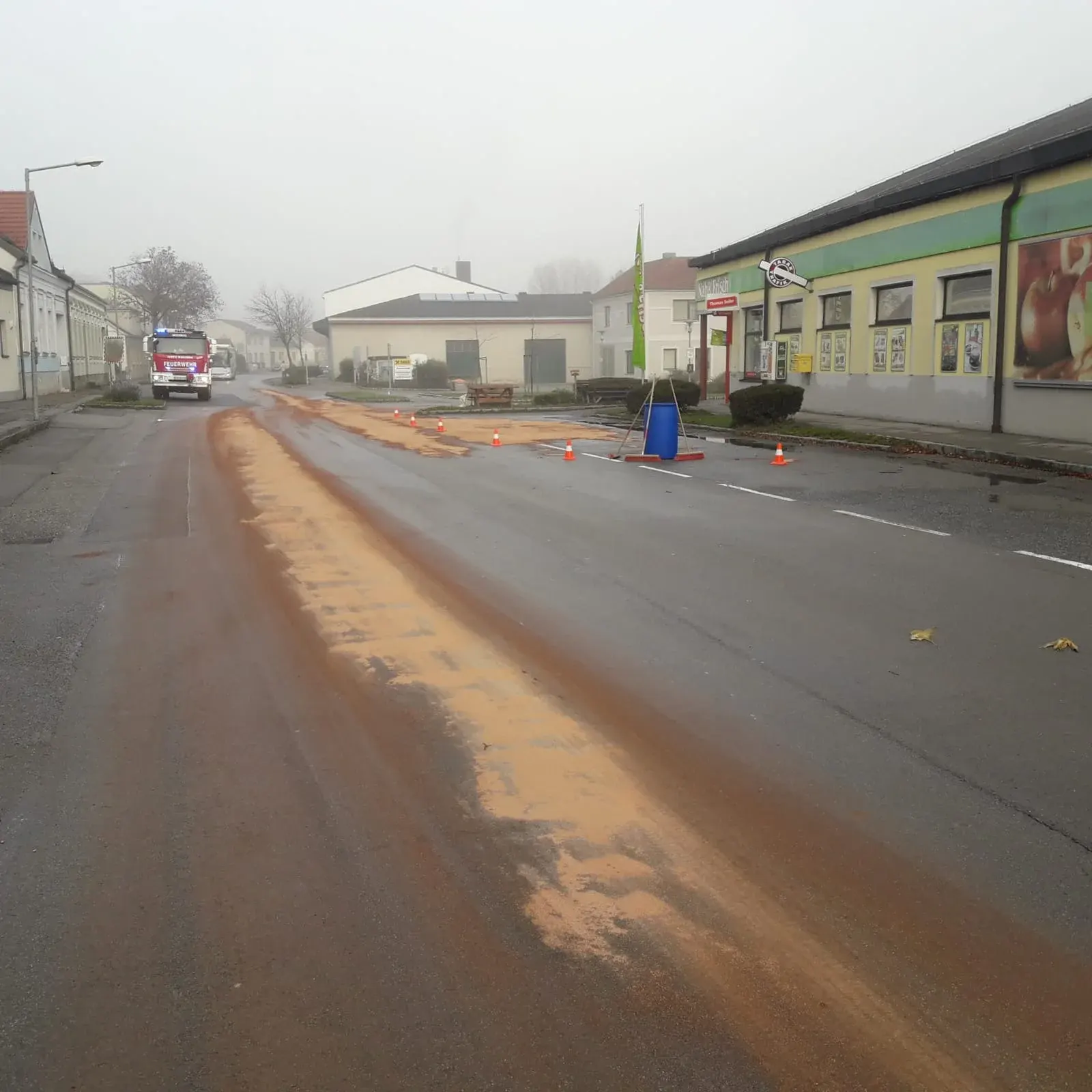 Dieselspur in Großmugl 07.11.19