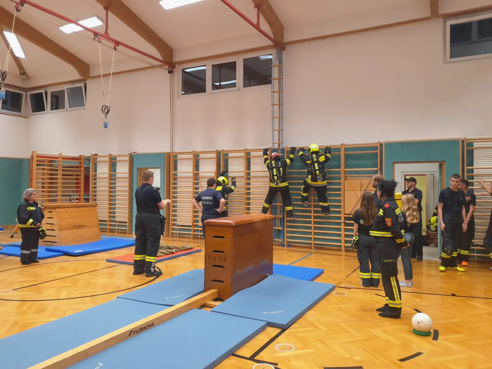 Atemschutzübung in Großmugl
