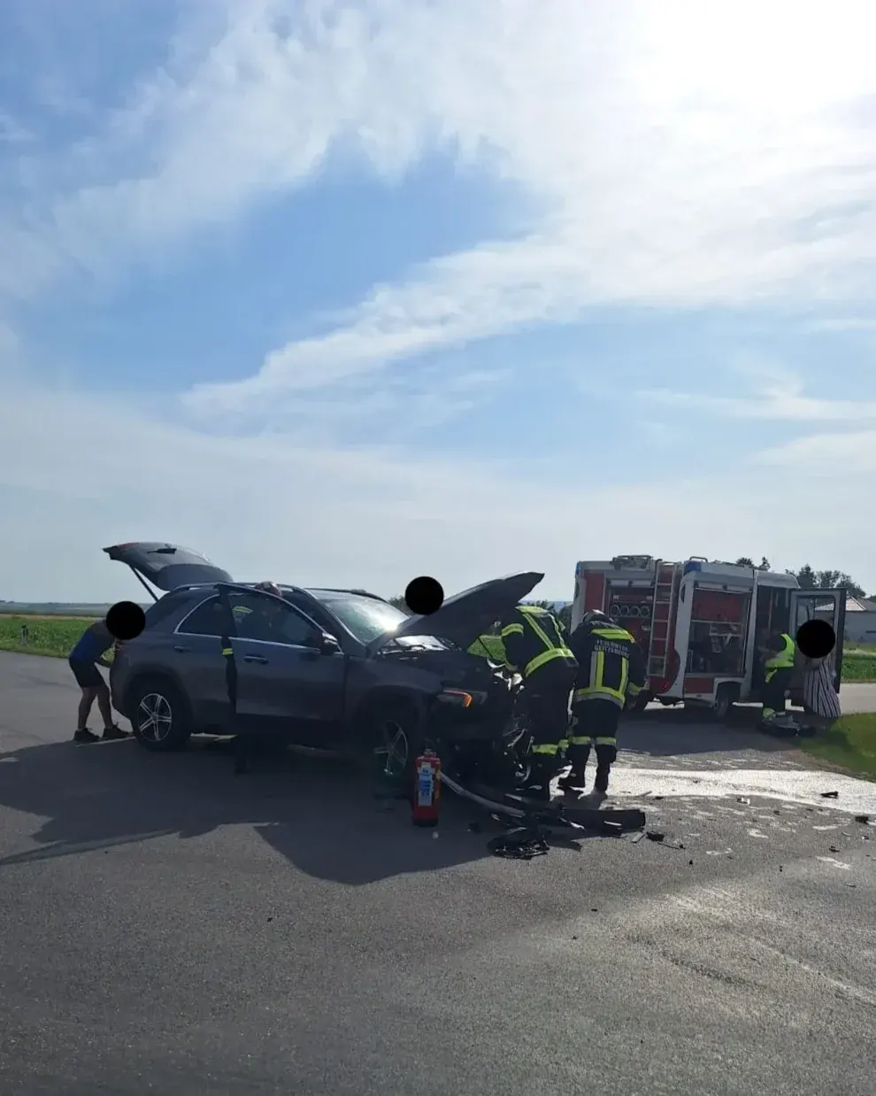 Verkehrsunfall Geitzendorfer Kreuzung