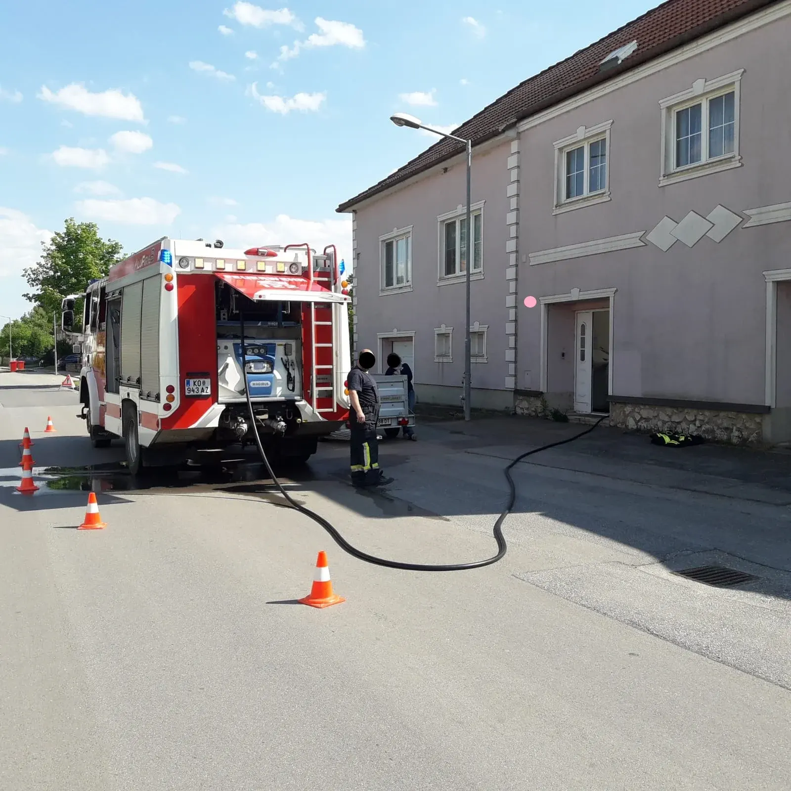Küchenbrand in Großmugl