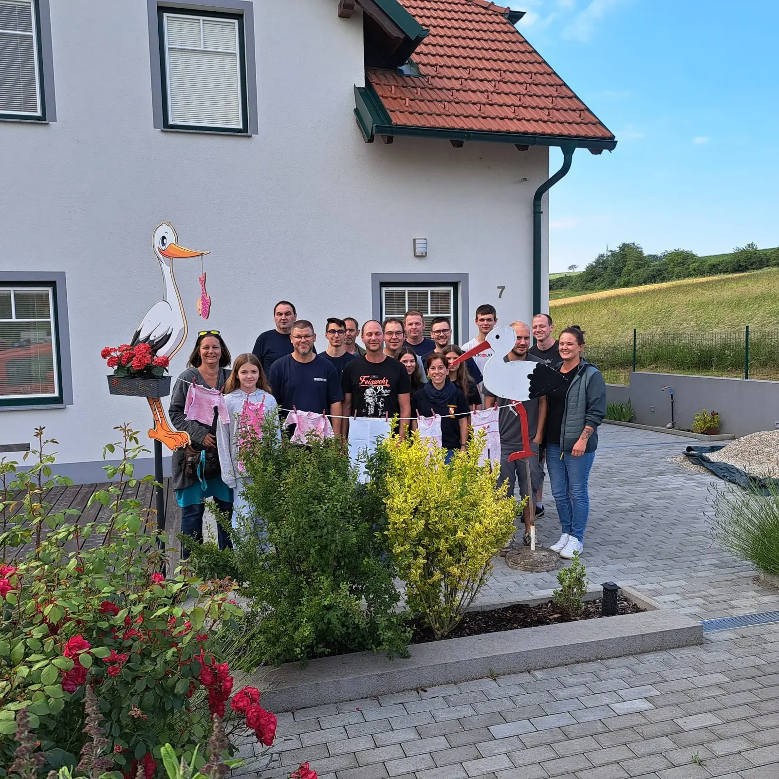 Nachwuchs bei der Feuerwehrfamilie