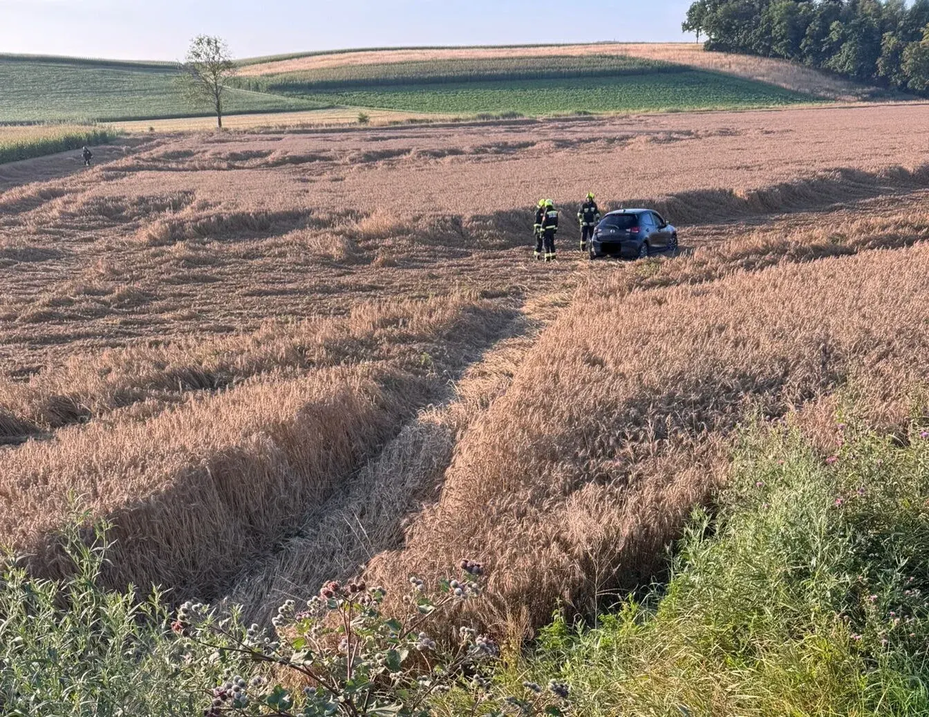 PKW-Bergung auf der L27