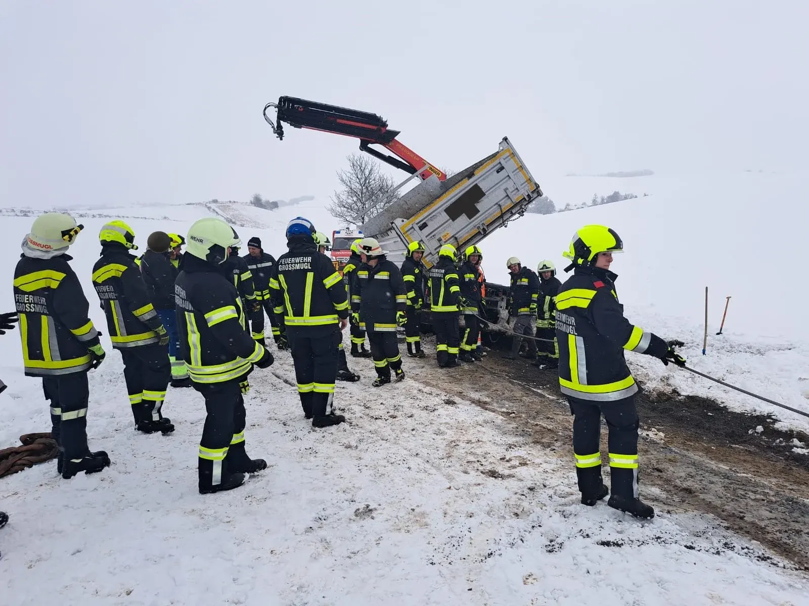 LKW Bergung auf der L1094