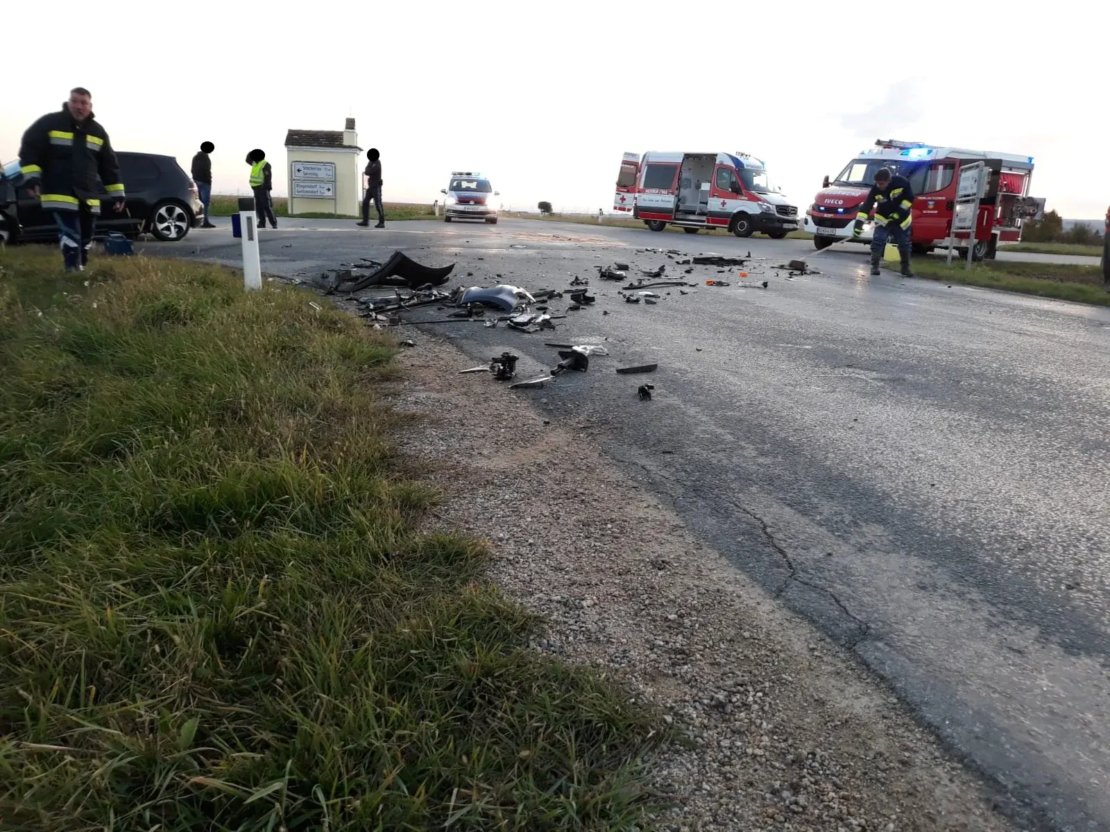 Verkehrsunfall Kreuzung Geitzendorf