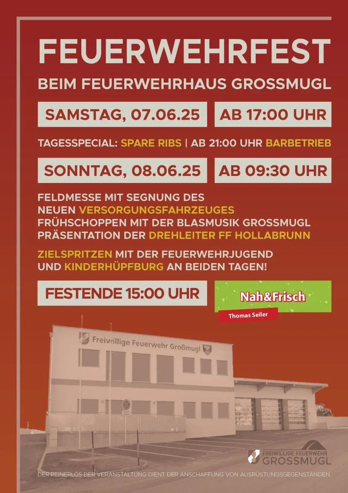 Einladung zum Feuerwehrfest 2025