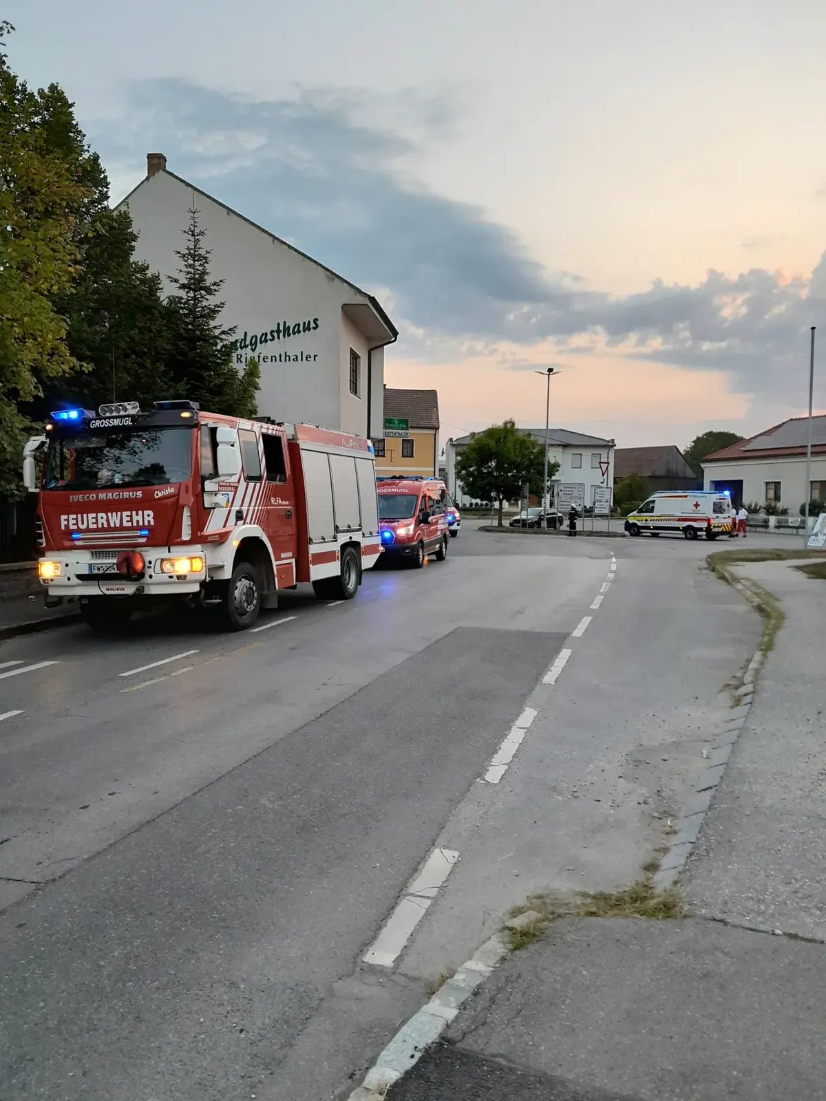 Menschenrettung in Großmugl