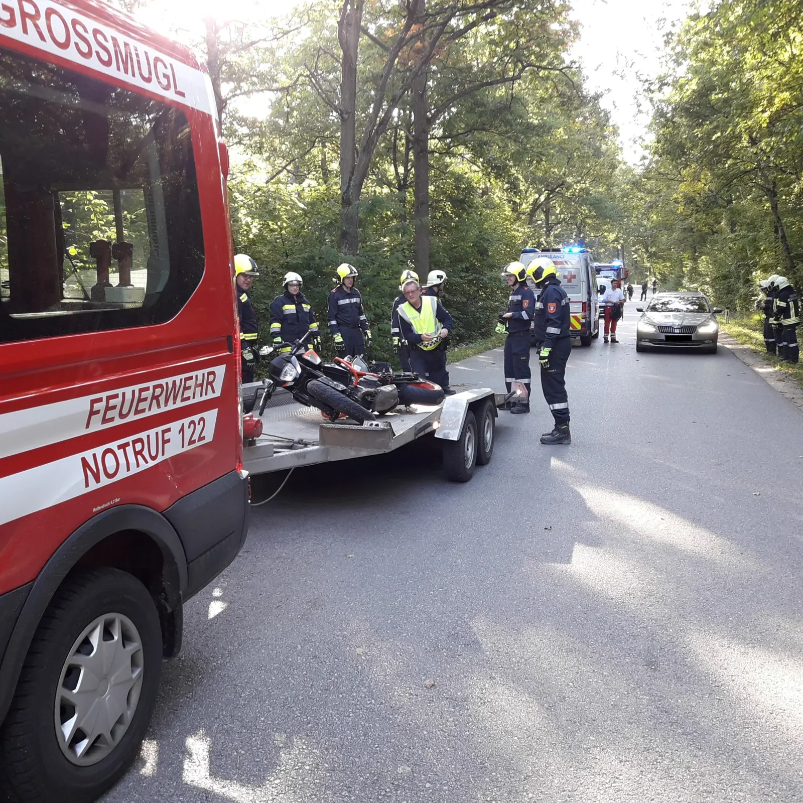 Motorradunfall L25