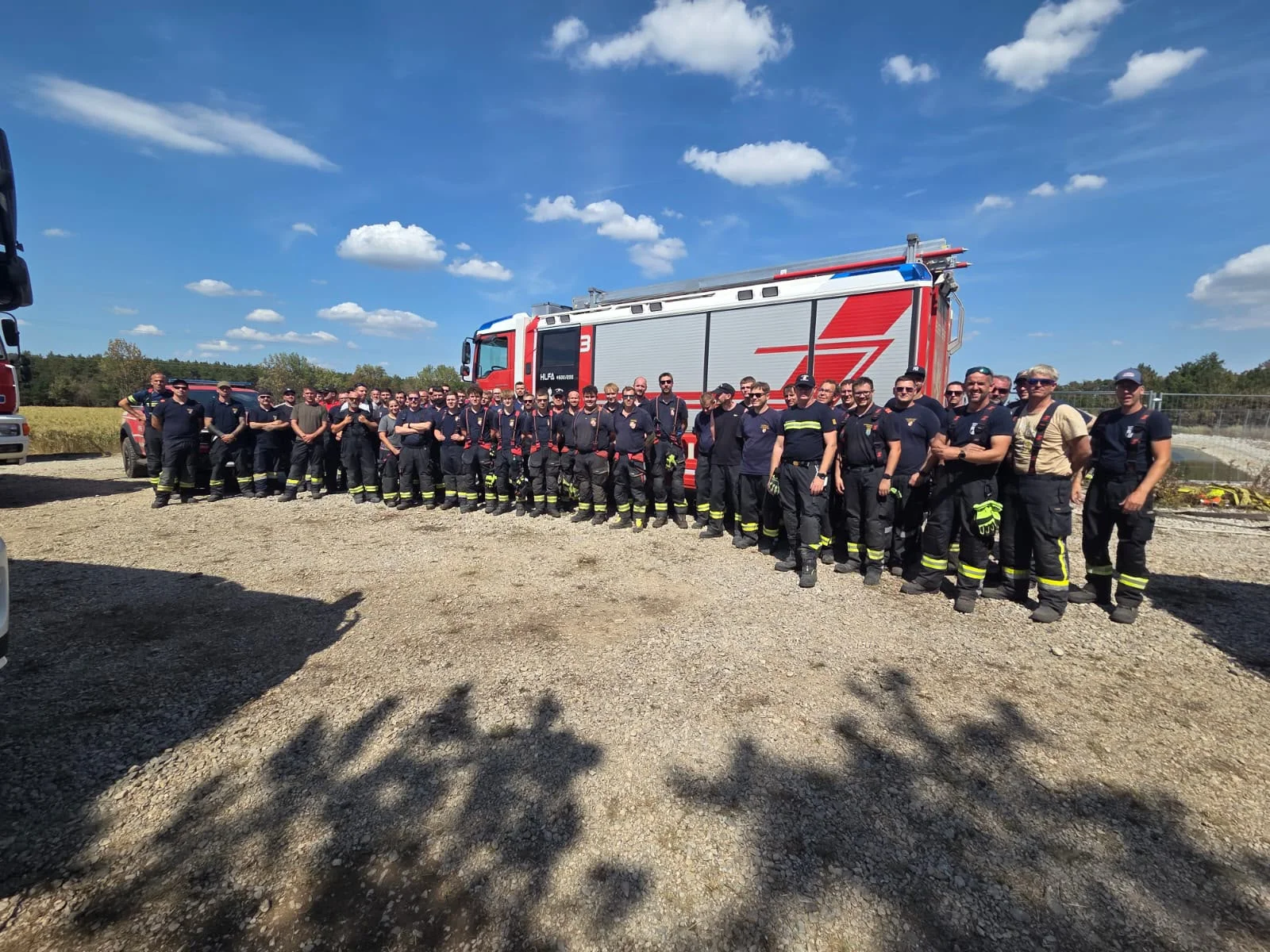KHD-Einsatz beim Waldbrand in St. Egyden am Steinfeld