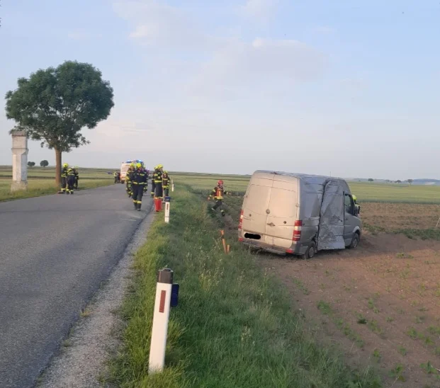 PKW-Überschlag zwischen Geitzendorf und Höbersdorf